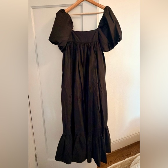Doen Black Cecelia Silk Dress - Picture 8 of 9